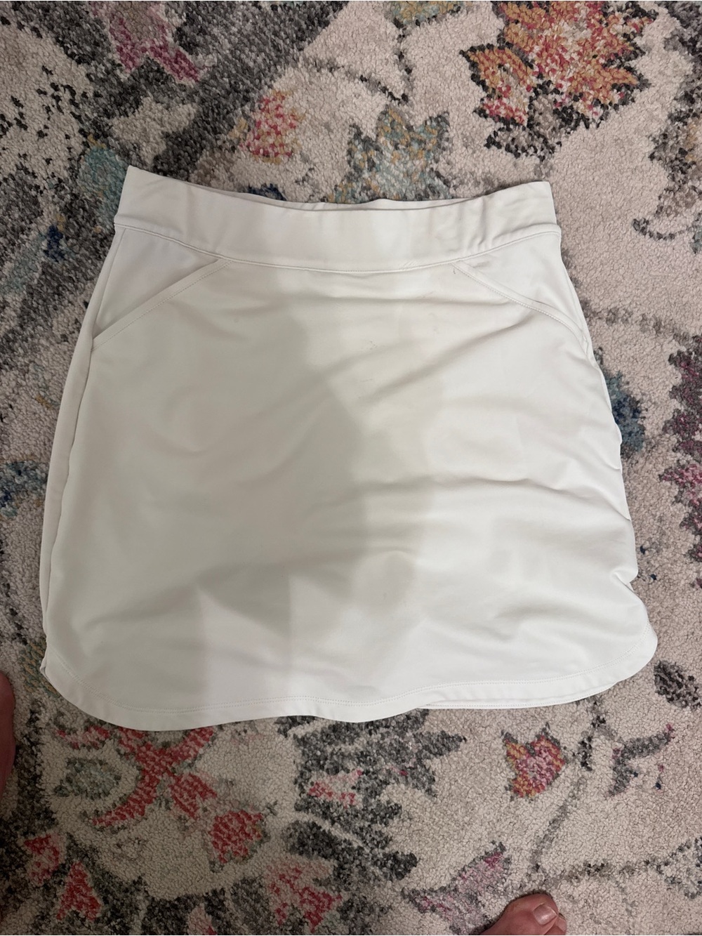 Peter Millar White Women's  skort with Clean A-Line Silhouette